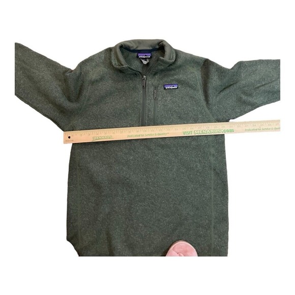Patagonia Better Sweater 1/4-Zip Pullover Fleece, Medium in Green - Picture 4 of 6